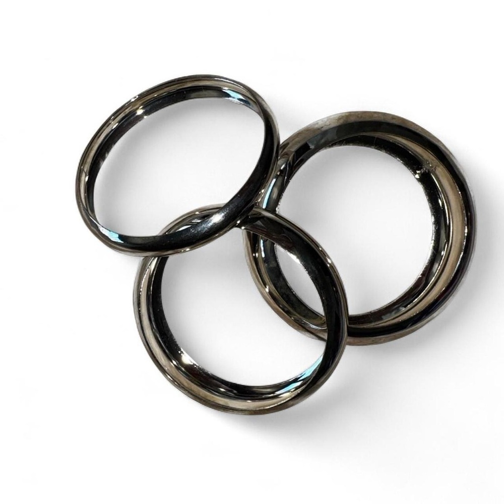 Silver Tone bangles
